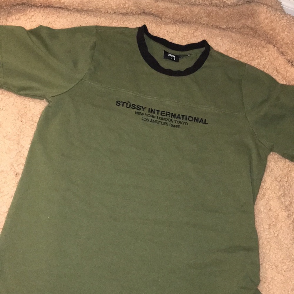Women’s Olive green Stussy shirt